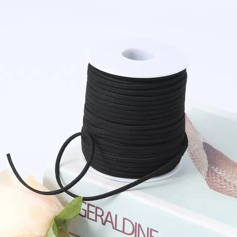 Cordoncino intrecciato in velluto coreano 45 m – Cordone in finta pelle decorazioni fai-da-te,