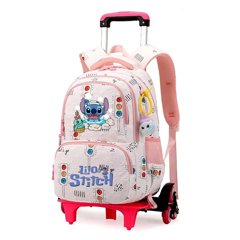 Zaino trolley Stitch 2-in-1 Disney 2025 – grande capacità, torretta, impermeabile e per laptop