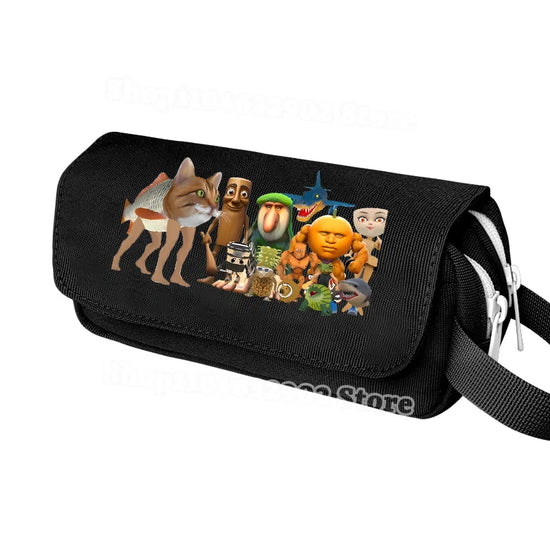 Astuccio Italian Brainrot Astuccio scuola| Idee regalo divertenti per studenti e ufficio