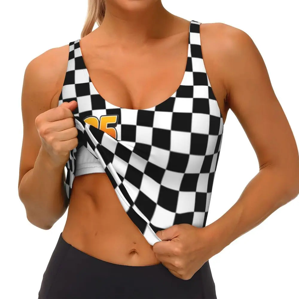 Maglia cars SaettaMcQueen Donna | Cartoon Fitness Crop Top Cars