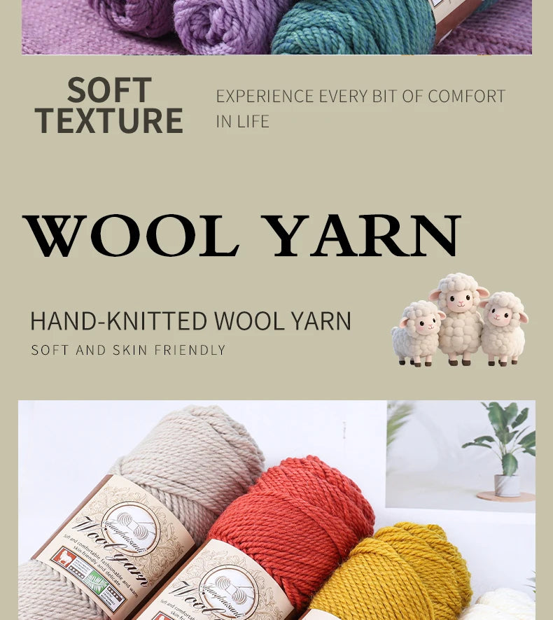 Set 5 gomitoli filato spesso alpaca 500 g – yarn grosso per maglioni, cappotti e crafting inverno