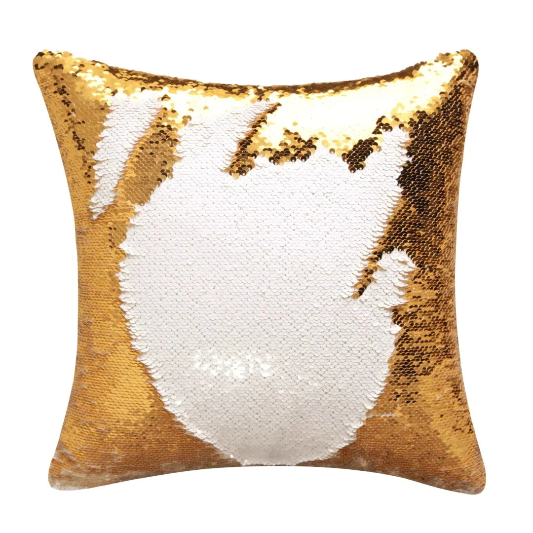 Fodera per Cuscino Personalizzata con Paillettes – Decorativa, Trasformabile Selfie