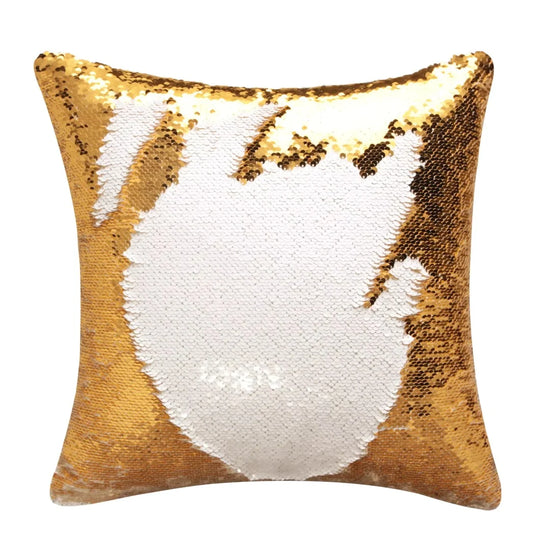 Fodera per Cuscino Personalizzata con Paillettes – Decorativa, Trasformabile Selfie