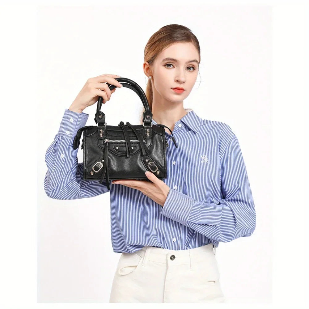 Borsa tote donna in similpelle dal look retrò – grande capacità, perfetta per il lavoro, lo shopping e l’ufficio 2025