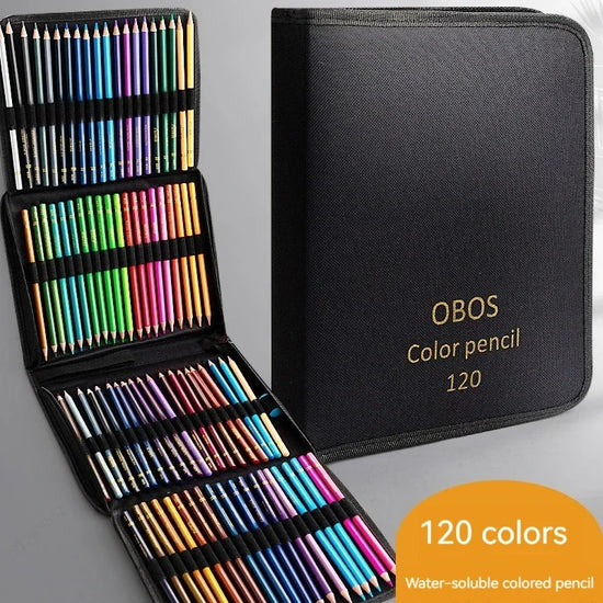 Set Matite Colorate 48/72/120/200 Colori – Oil e Acquerellabili per Disegno
