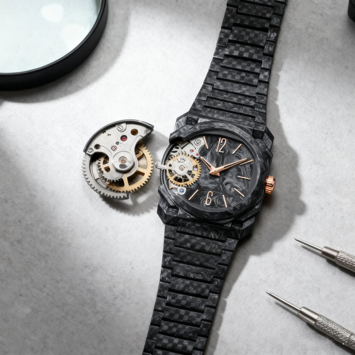 Orologio Uomo Marmo Ultra Sottile Quarzo 3ATM Impermeabile con Scatola Regalo