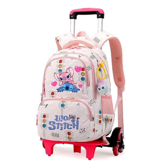 Zaino trolley Stitch 2-in-1 Disney 2025 – grande capacità, torretta, impermeabile e per laptop