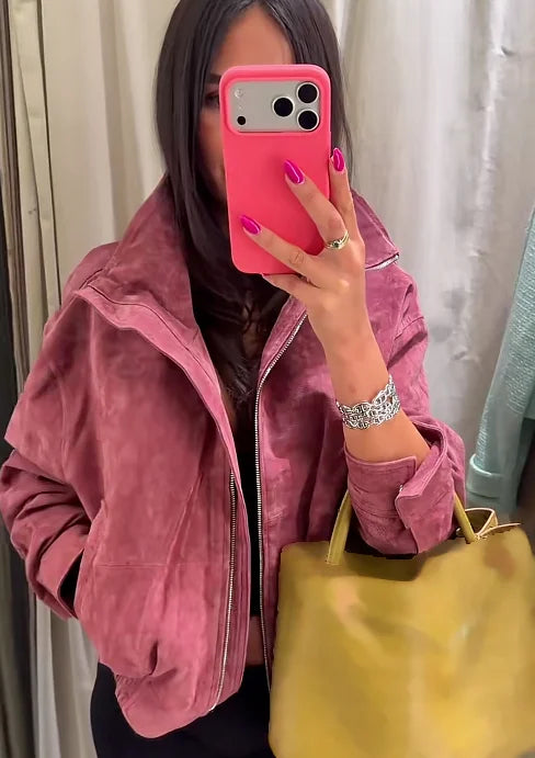 Bomber Donna Collo Alto con Zip - immagine 25