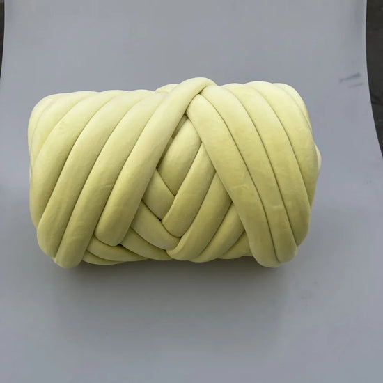 Filato marshmallow super chunky velluto 1 kg – “super velvet” grosso per coperte gigantissime, progetti fai-da-te morbidi