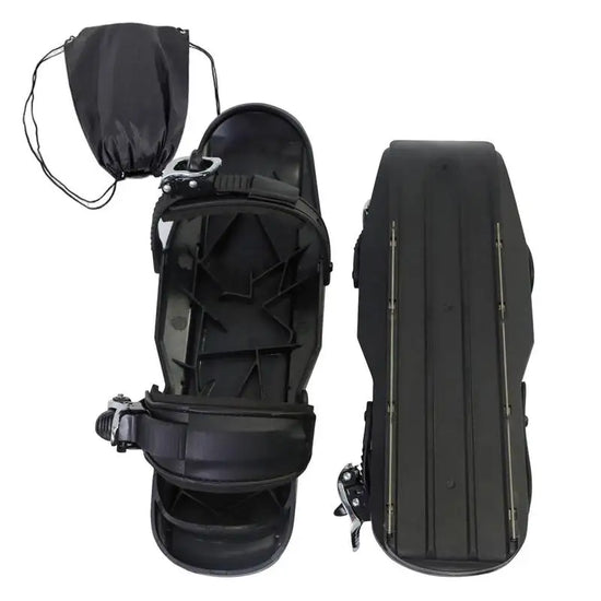 Racchette da sci/skates regolabili da neve – short skiboard/snowblades  con attacchi universali, divertimento invernale per adulti e bambini