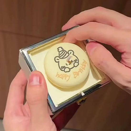 Scatola Portagioie Orsetto Flip per Anello – Custodia Display Regalo Romantico San Valentino