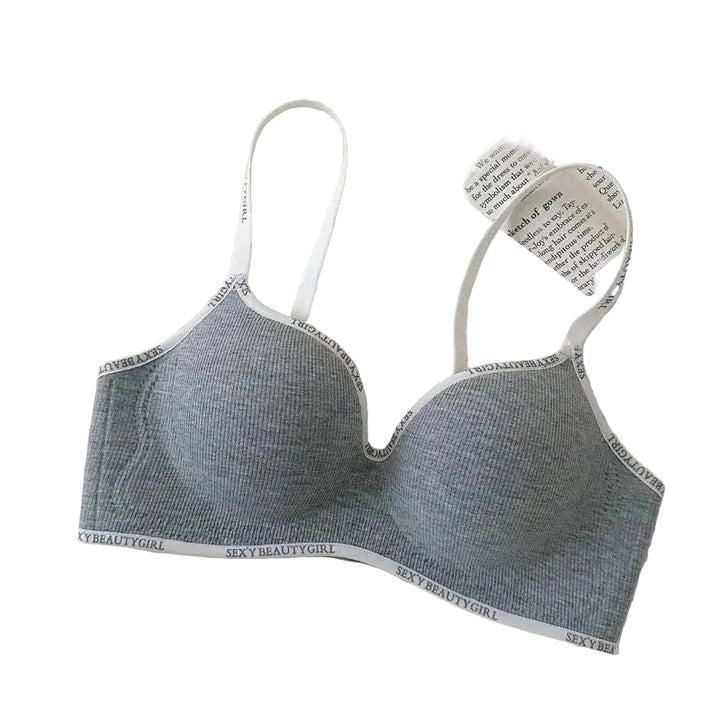 reggiseno wireless push up invisibile senza cuciture per petto piccolo