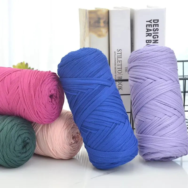 Set 3 gomitoli cloth yarn tessuto – filo intrecciato spesso per borse, tappeti, uncinetto e fai-da-te 2025