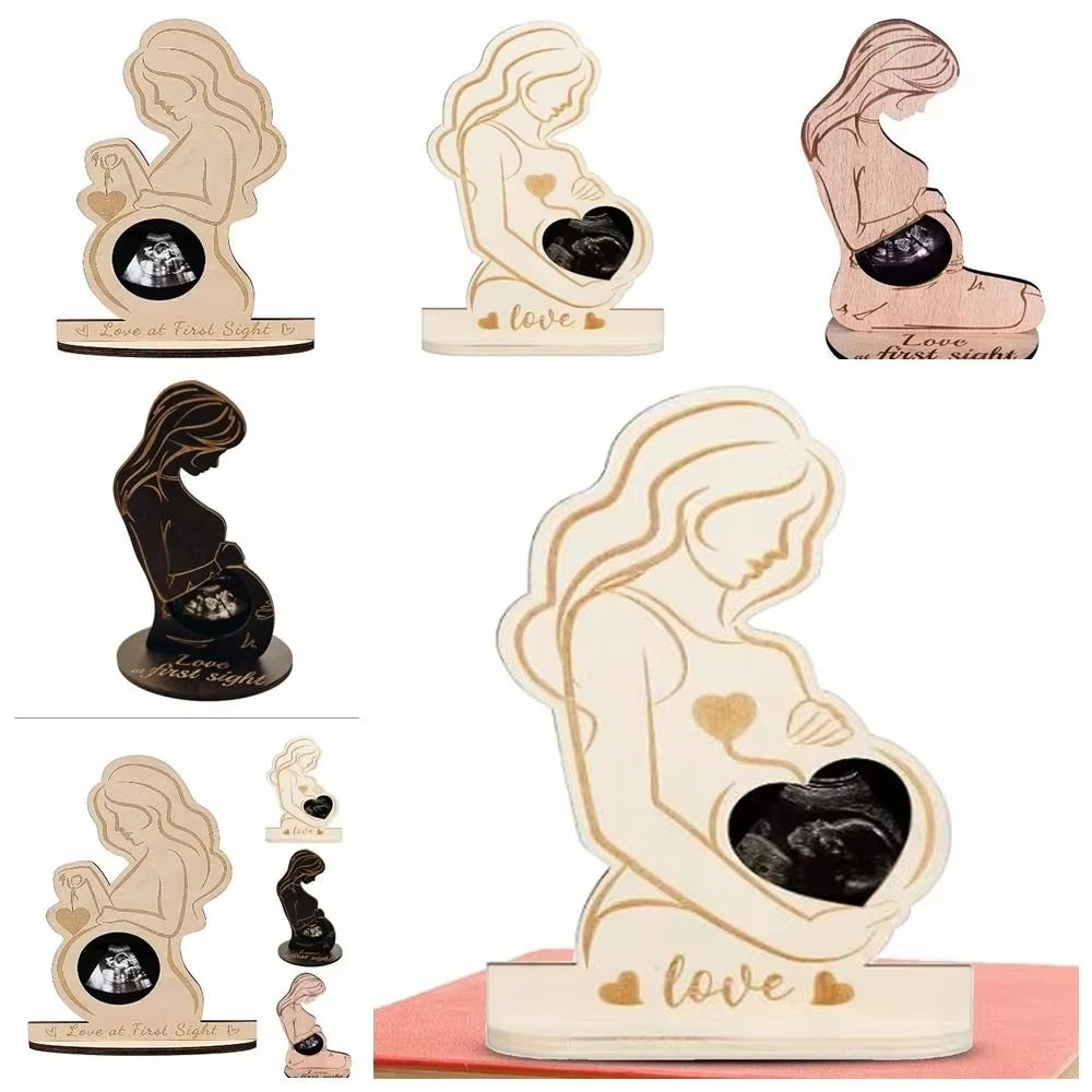 Porta Braccialetto Nascita Neonato – Targhetta Hello World in Legno