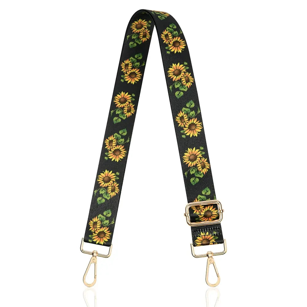 Tracolla borsa regolabile stile “guitar strap” 2025 – cinghia staccabile stampata, originale crossbody / shoulder strap