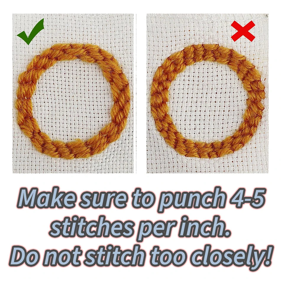Kit Punch Needle Sottobicchieri Gatti – Set DIY Creativo per Principianti