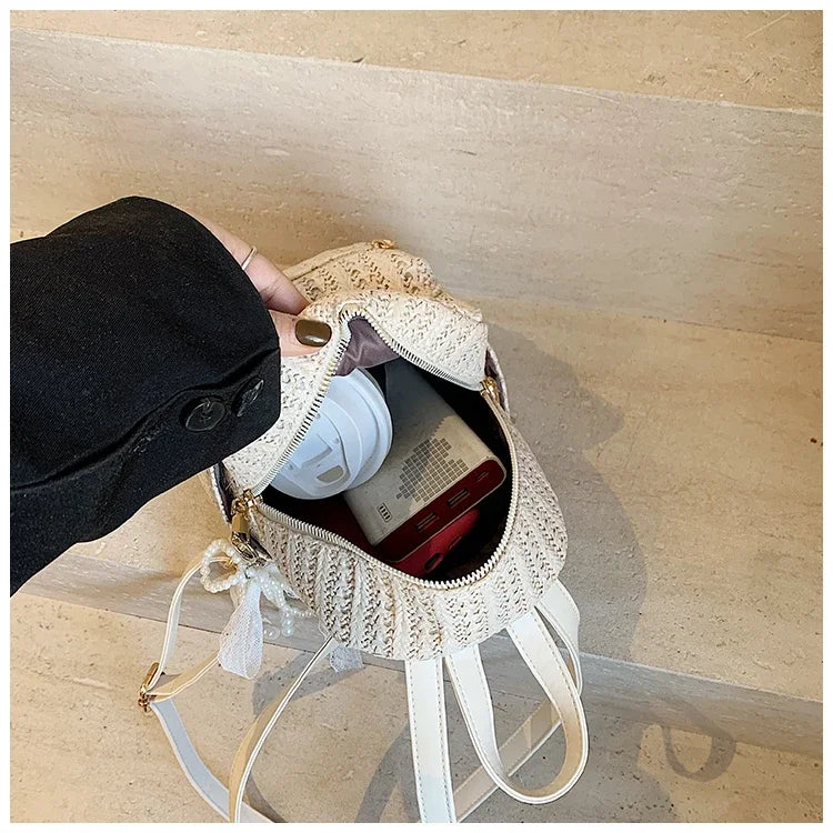 Zaino Mini Donna in Paglia 2025 – Casual Estivo e Versatile