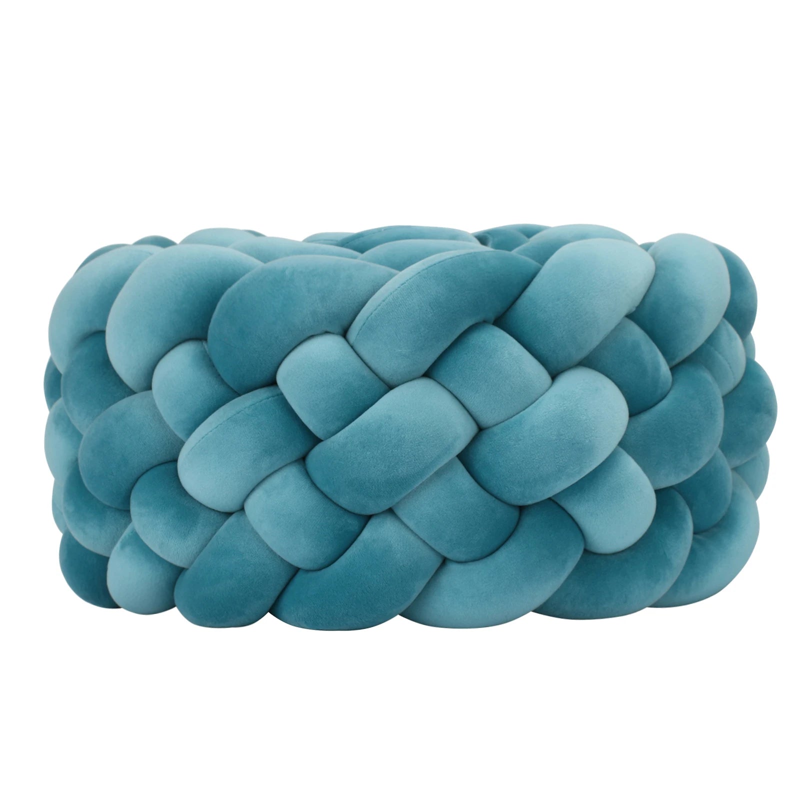 Paracolpi Culla Treccia Intrecciata 300 cm – Cuscino Nodo Protettivo per Lettino Neonati