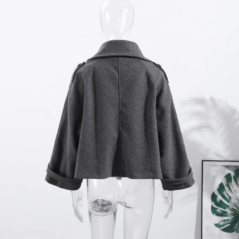 Giacca donna con collo alto e bottoni, modelli 01-04