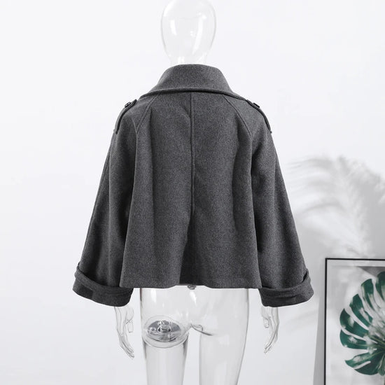Giacca donna con collo alto e bottoni, modelli 01-04