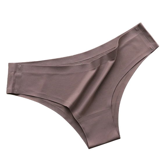 Set 4 pezzi mutandine donna seamless in ice silk – vita bassa G-string ultra sottile comfort quotidiano