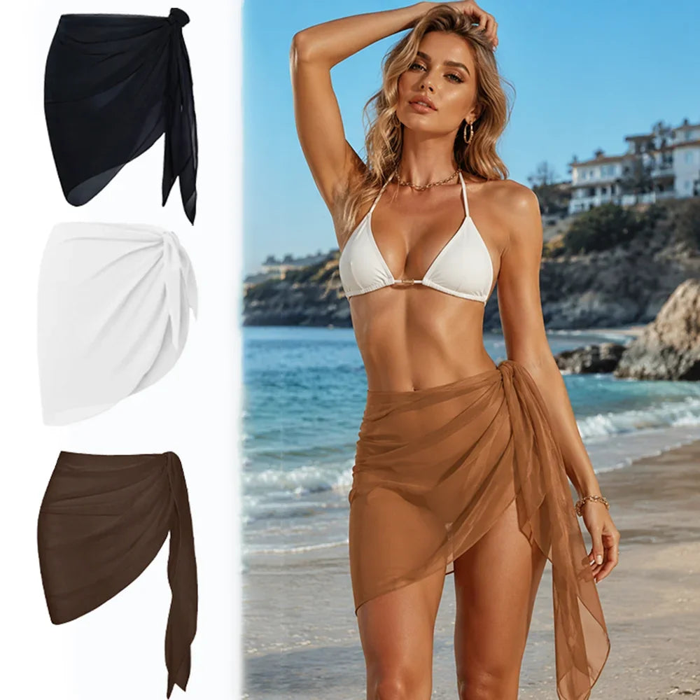 Pareo Mare Donna Multiuso – Copricostume Leggero da Spiaggia