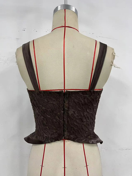 Top Corsetto Donna con Ferretto – Bustier Sexy Modellante