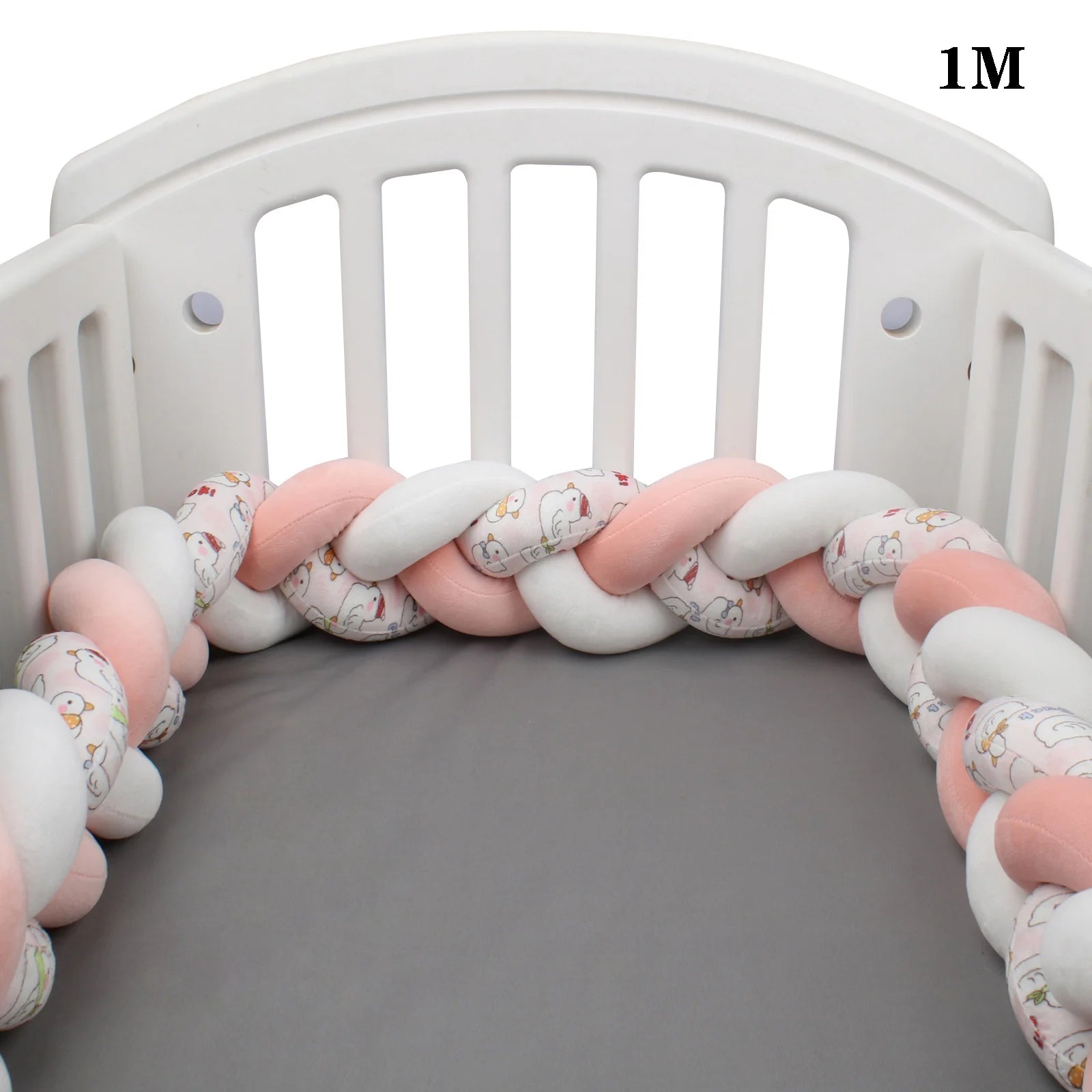 Protezione Culla Neonati Treccia / Nodo – Paracolpi Bumper marshmallow per Lettino 1-4M