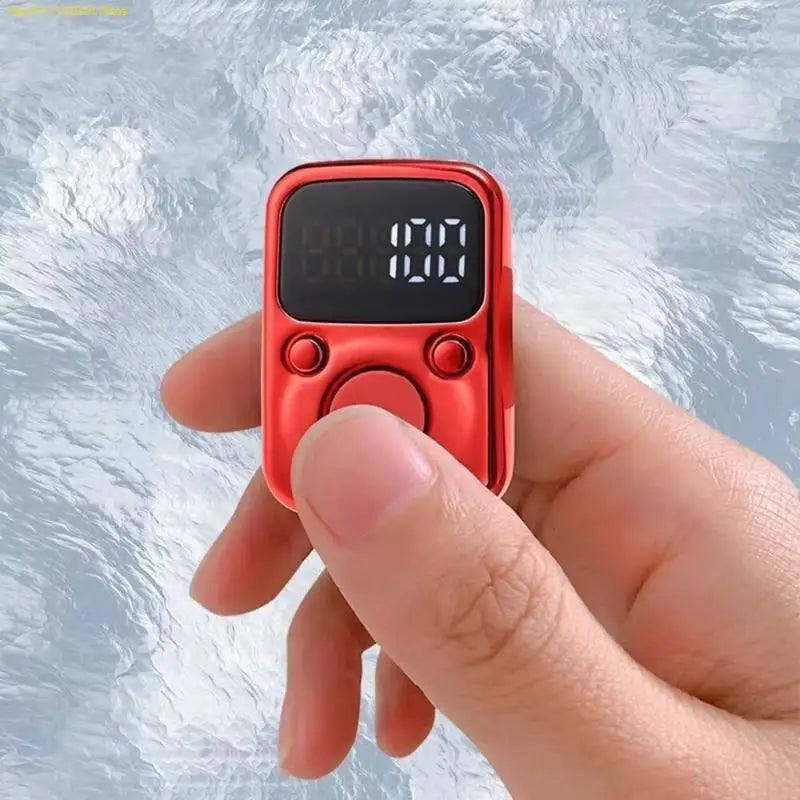 Contatore Digitale da Dito con Display OLED Impermeabile – Clicker Elettronico per Uncinetto e Maglia