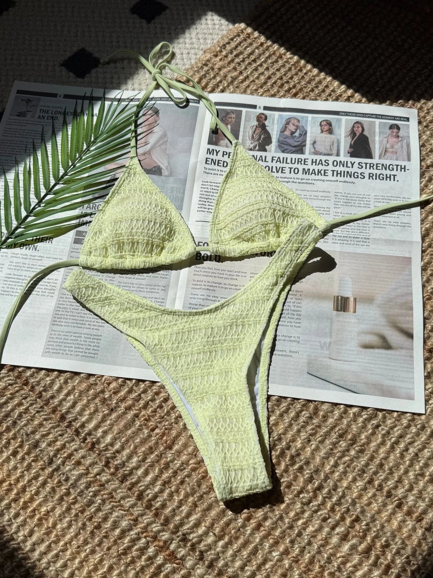 Bikini uncinetto effetto handmade – Novità estate 2025