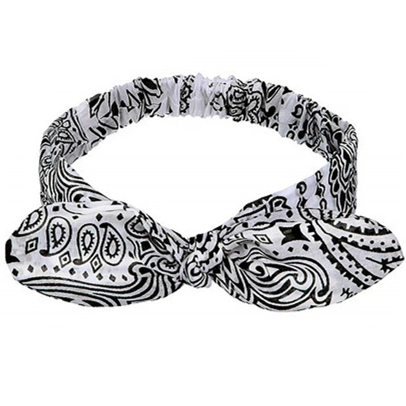 Fascia Capelli Boho Donna – Turbante Elastico con Nodo