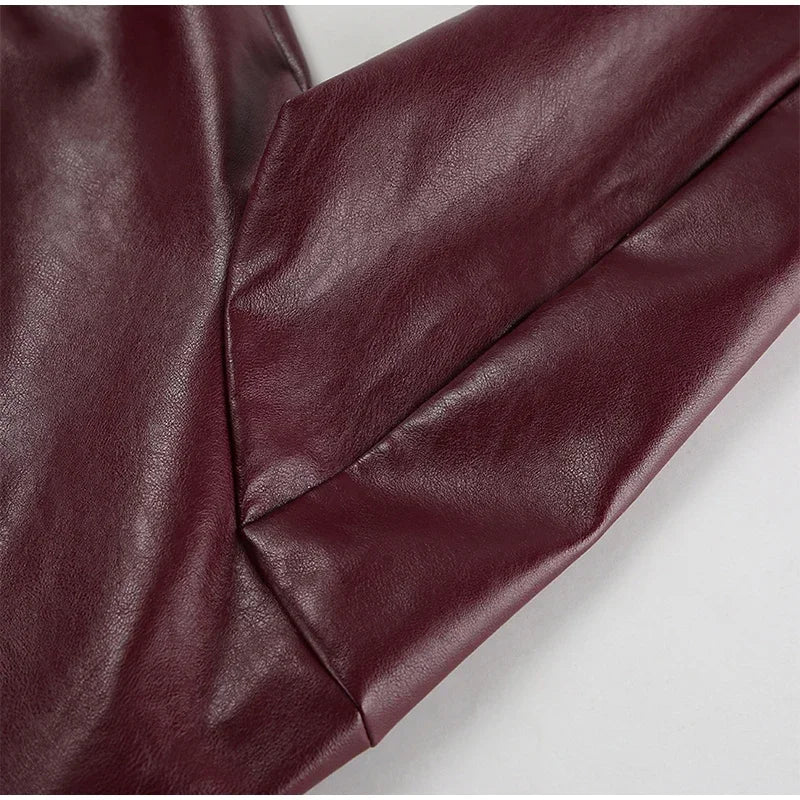Giacca Donna in Similpelle con Zip e Colletto - immagine 12
