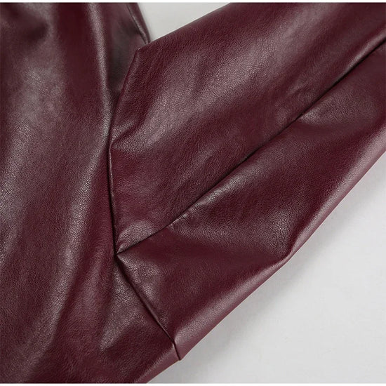 Giacca Donna in Similpelle con Zip e Colletto - immagine 12