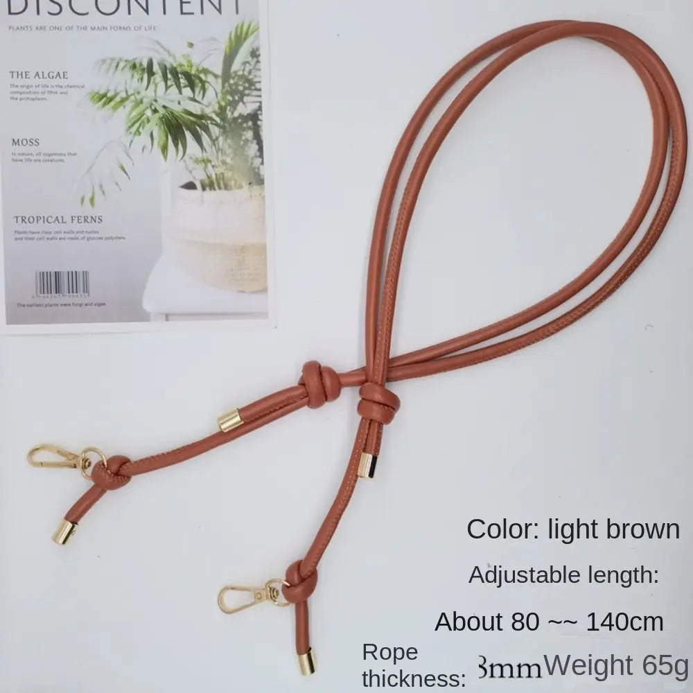 Tracolla in pelle regolabile per borsa fai da te – Lunghezza 80–140 cm