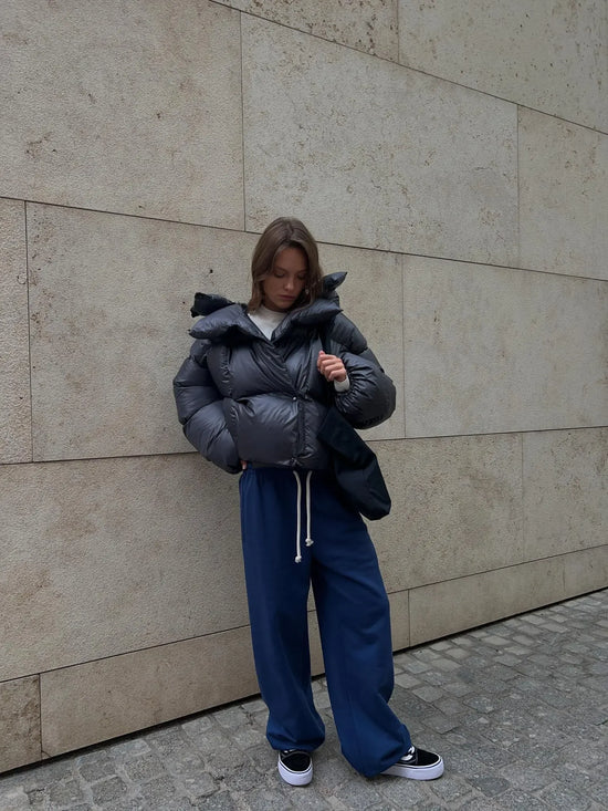 Piumino Donna Oversize con Cappuccio - immagine 21