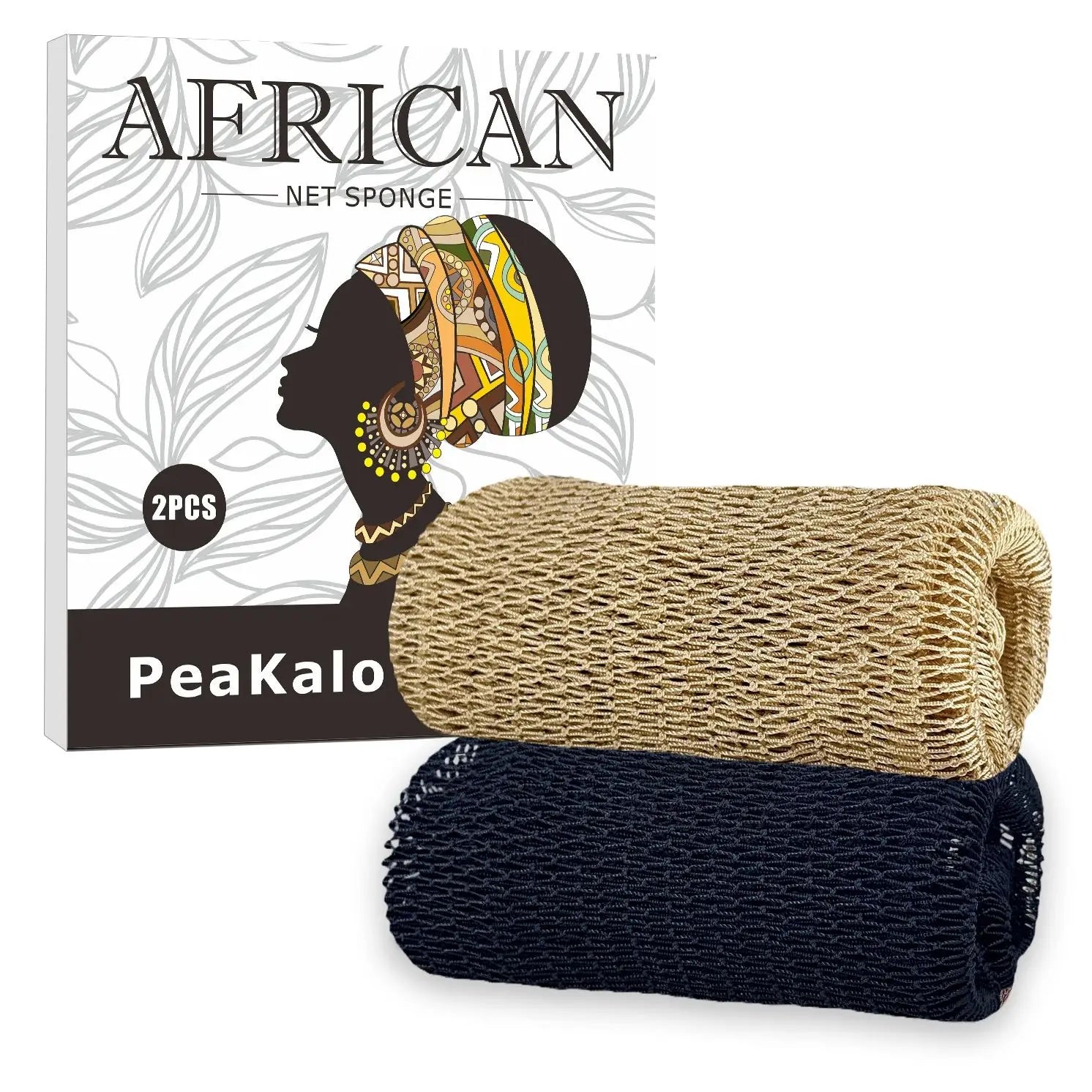 Spugna Rete Africana Esfoliante 2 Pezzi – Scrub Corpo per Doccia