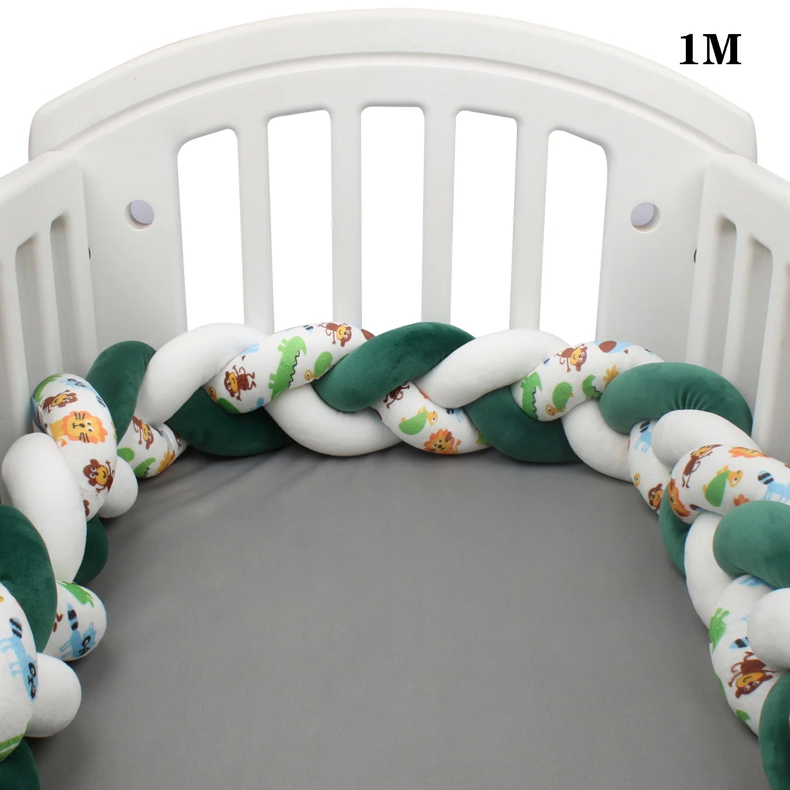 Protezione Culla Neonati Treccia / Nodo – Paracolpi Bumper marshmallow per Lettino 1-4M