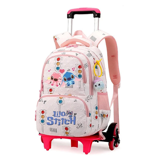 Zaino trolley Stitch 2-in-1 Disney 2025 – grande capacità, torretta, impermeabile e per laptop