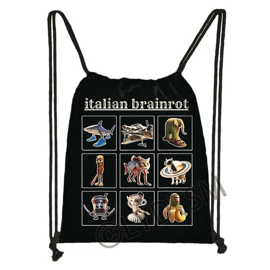 Zaino Brr Brr Patapim | Character meme Italian Brainrot da collezione