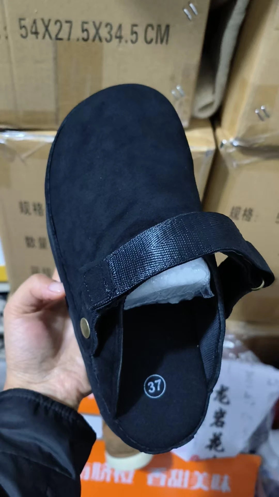 Clogs donna suola spessa inverno 2025 ‒ slippers suede con fondo rialzato, calde antiscivolo