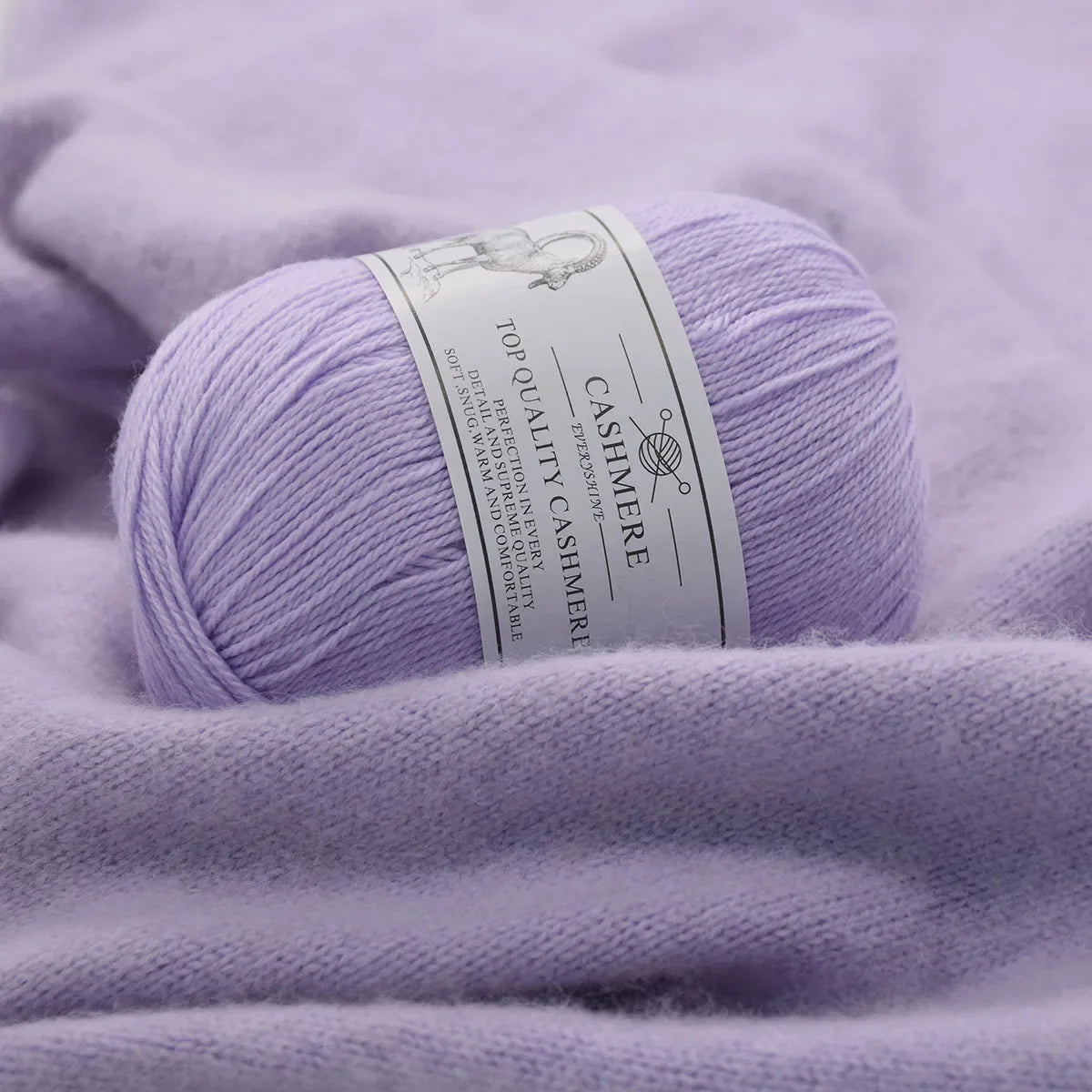 Set 6 gomitoli filo cashmere donna – Lana alta qualità per maglioni, sciarpe, cappelli e progetti fai-da-te