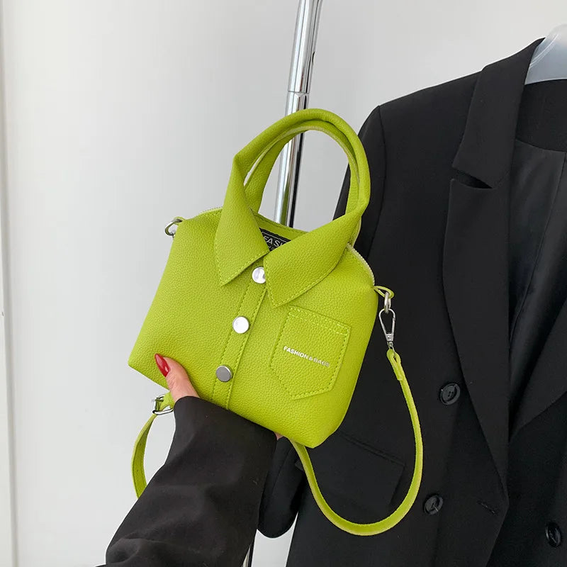 Borsa compatta quadrata in PU – shoulder / crossbody bag con zip, design elegante e di qualità per donna 2025