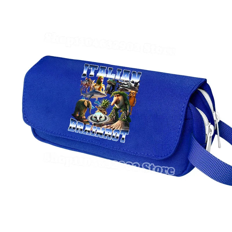 Astuccio Italian Brainrot Astuccio scuola| Idee regalo divertenti per studenti e ufficio