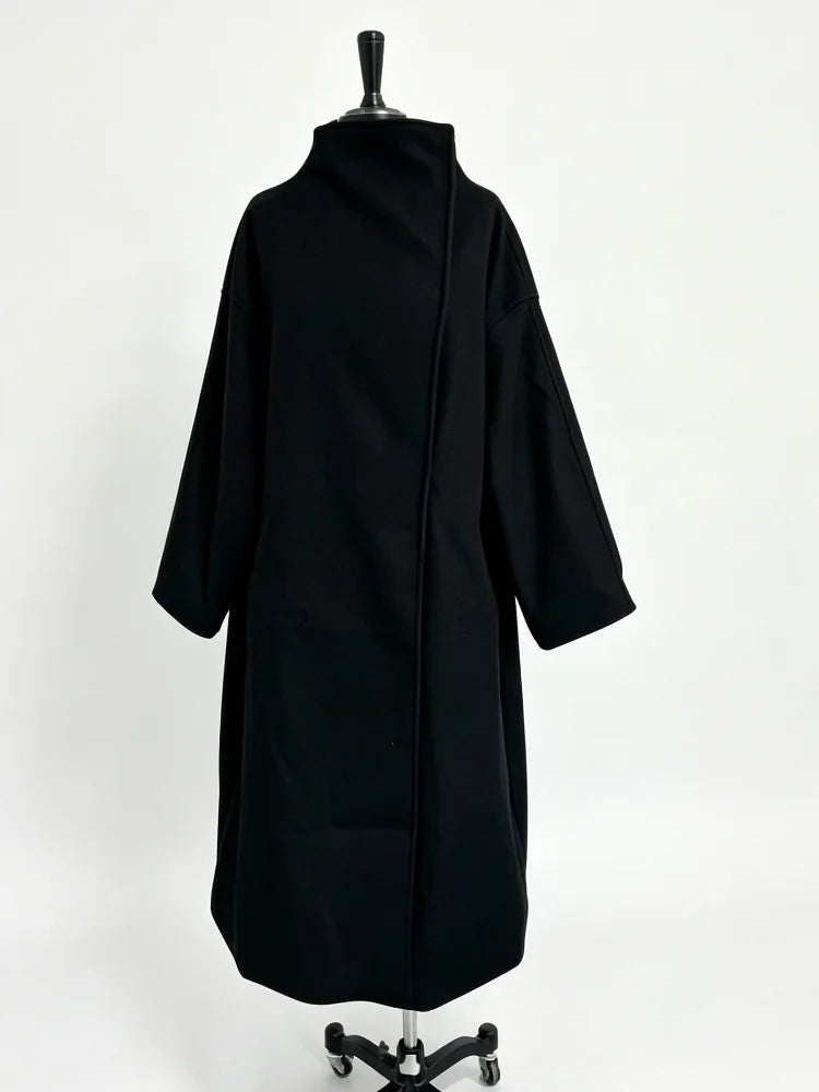 Cappotto Donna Effetto Camoscio Oversize con Bottoni - immagine 10