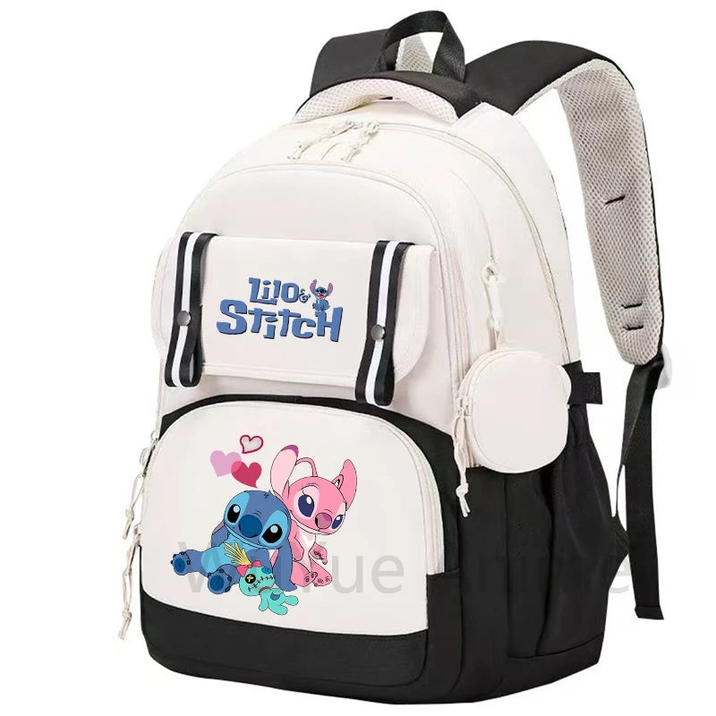 Zaino grande capacità Lilo & Stitch – impermeabile, per laptop, multiuso bambino/adulto 2025