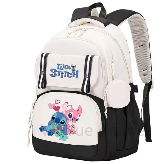 Zaino grande capacità Lilo & Stitch – impermeabile, per laptop, multiuso bambino/adulto 2025