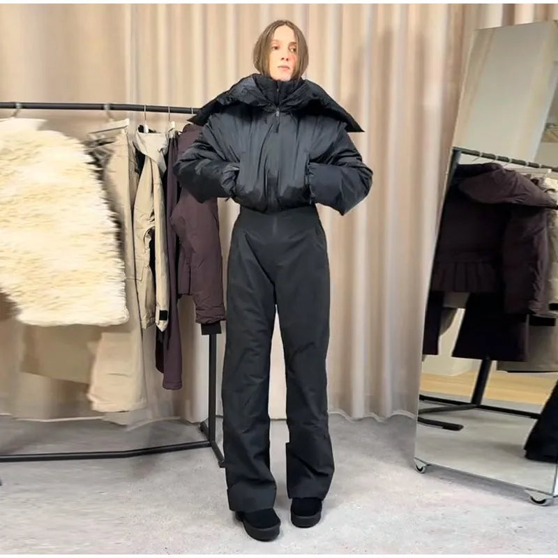 Tuta invernale donna con zip o giacca, diverse versioni