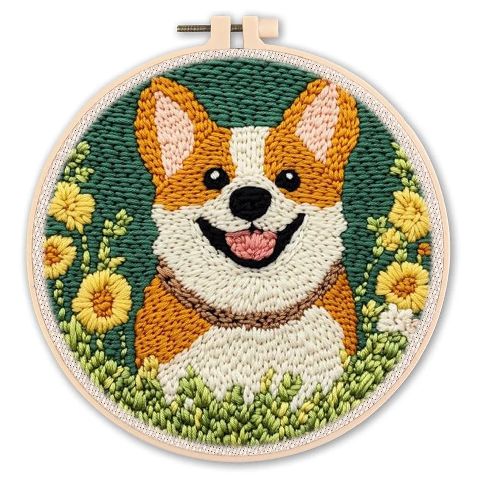 Kit Punch Needle Animali – Ricamo DIY per Principianti