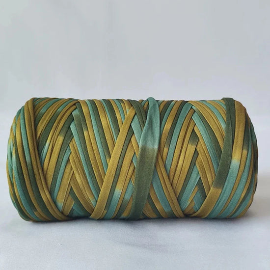 Fettuccia Intrecciata Multicolore 300 g – Filato Elasticizzato per DIY, Borse, Tappeti e Progetti Handmade