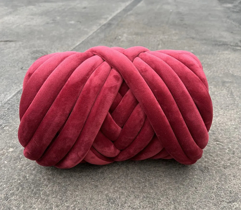 Filato marshmallow super chunky velluto 1 kg – “super velvet” grosso per coperte gigantissime, progetti fai-da-te morbidi